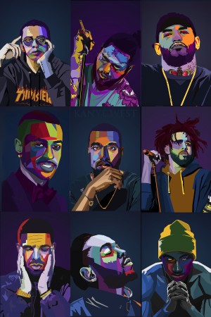 Rapper Collage